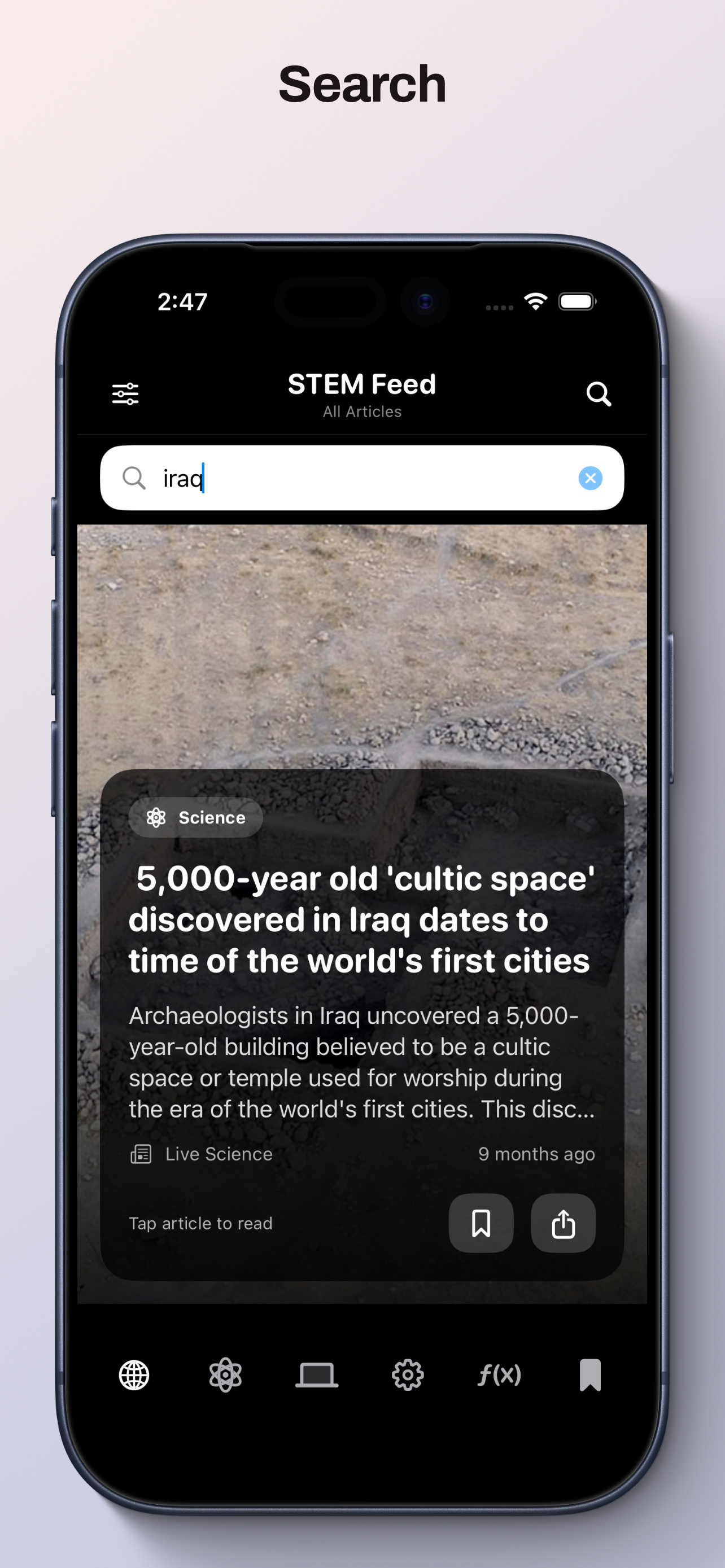 Image 1 for STEM Feed Is Officially Live on the App Store